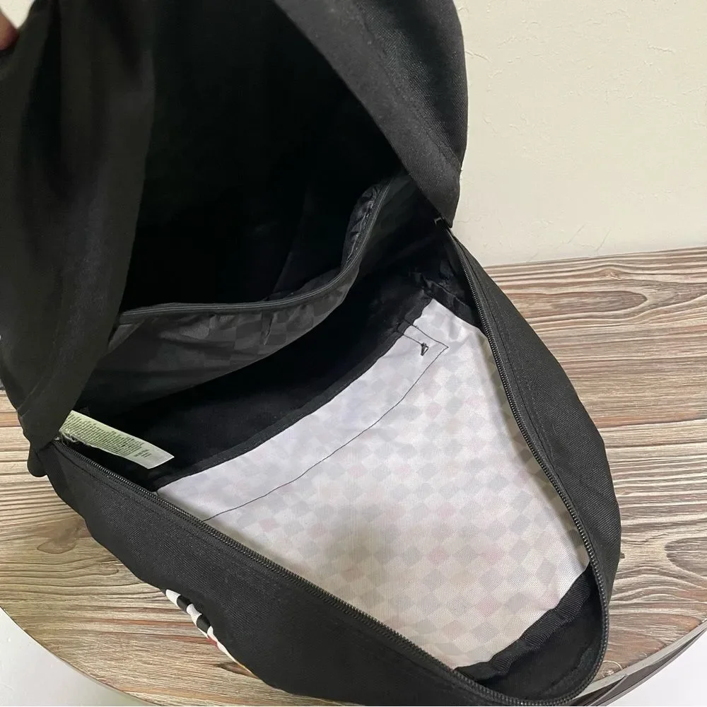 Vans Backpack Laptop Bag Checkerboard Colorful Glitter Zip Close School Everyday
